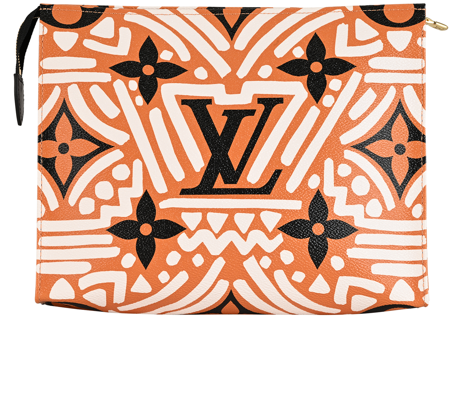 Louis Vuitton Crafty Toiletry Pouch 25, &pound;495, Accessories, Black/Orange/White, Canvas, Back view